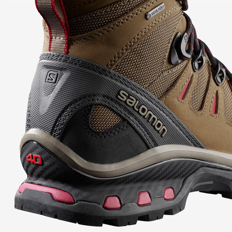 Chaussure de Randonnée Salomon QUEST 4D 3 GTX W Marron Femme | MAC-2797470