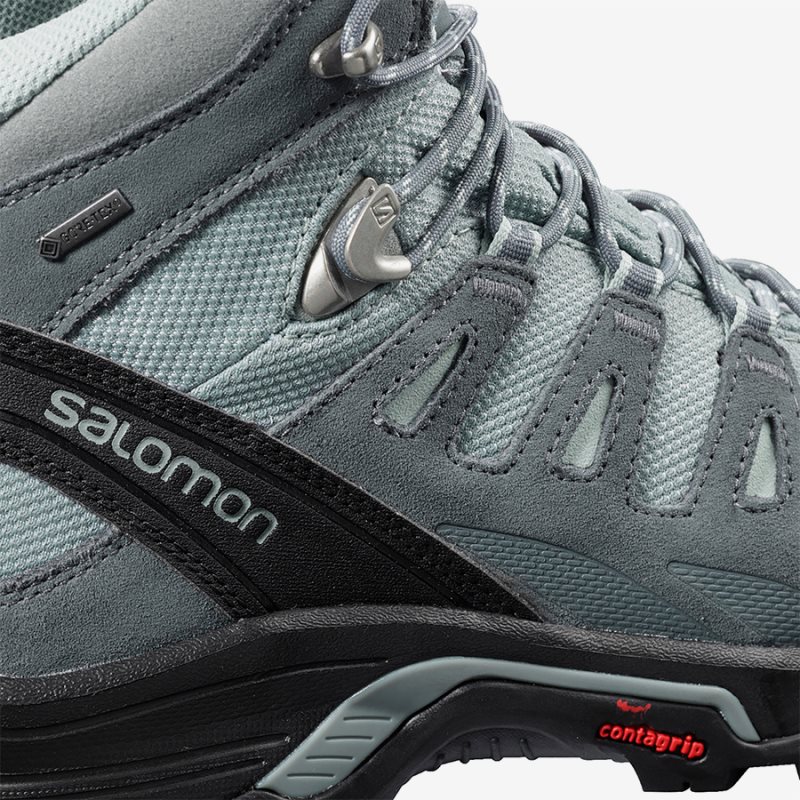 Chaussure de Randonnée Salomon QUEST PRIME GTX W Turquoise Femme | EMS-3565684