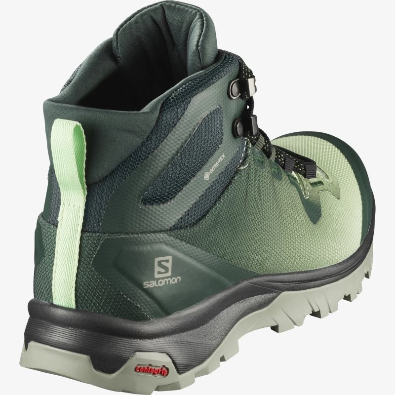 Chaussure de Randonnée Salomon VAYA MID GORE-TEX Vert Femme | VGO-1162745