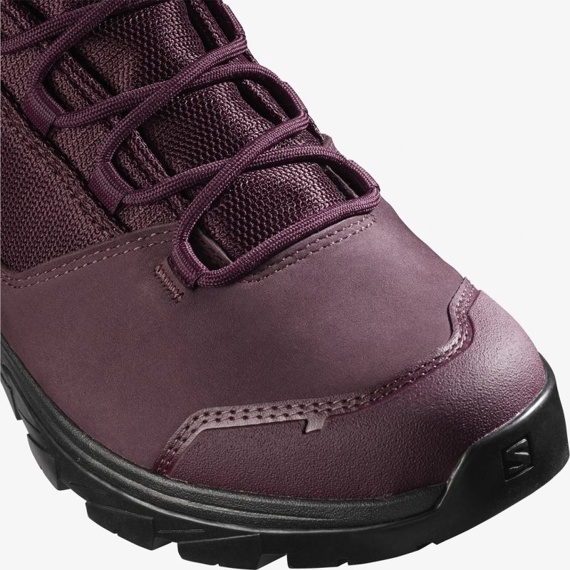 Chaussure de Randonnée Salomon OUTWARD GORE-TEX Bordeaux Femme | KHV-6373685