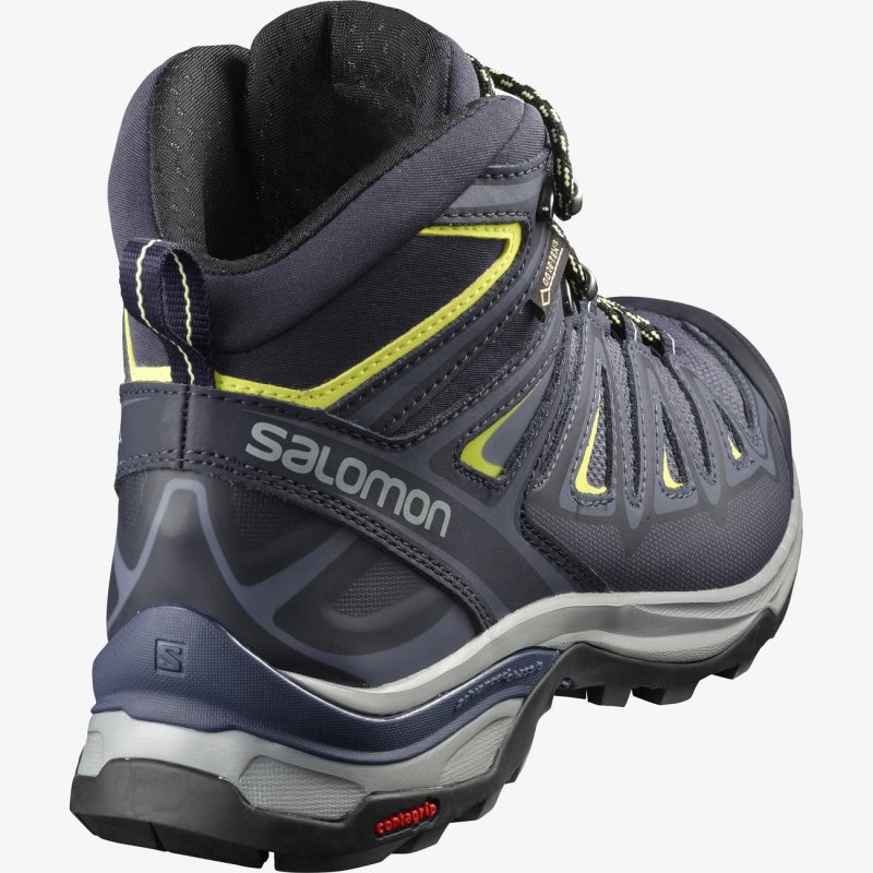 Chaussure de Randonnée Salomon X ULTRA 3 MID GORE-TEX Bleu Femme | FCG-6121192