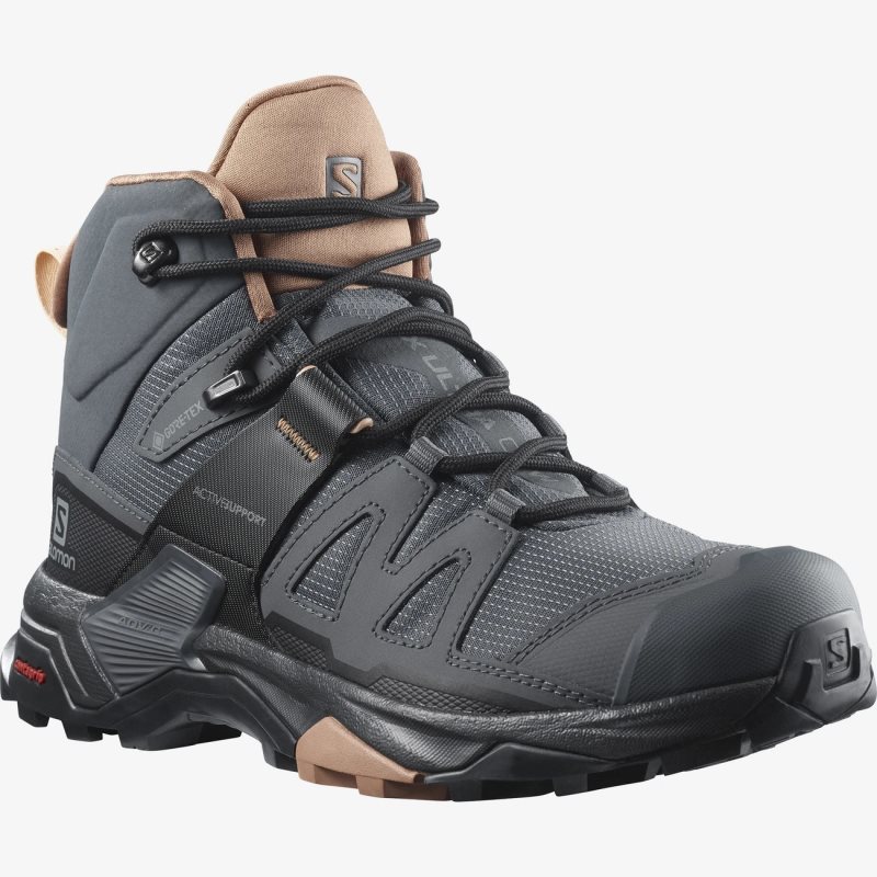 Chaussure de Randonnée Salomon X ULTRA 4 MID GORE-TEX Noir Femme | AQK-1558969