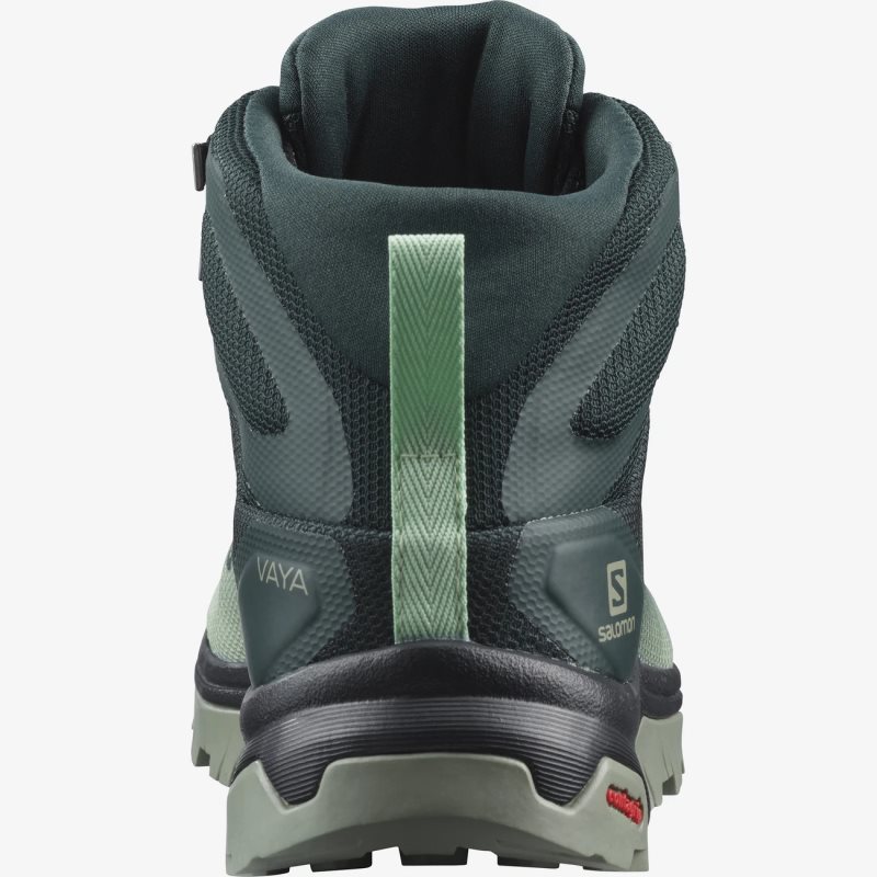 Chaussure de Randonnée Salomon VAYA MID GORE-TEX Vert Femme | VGO-1162745