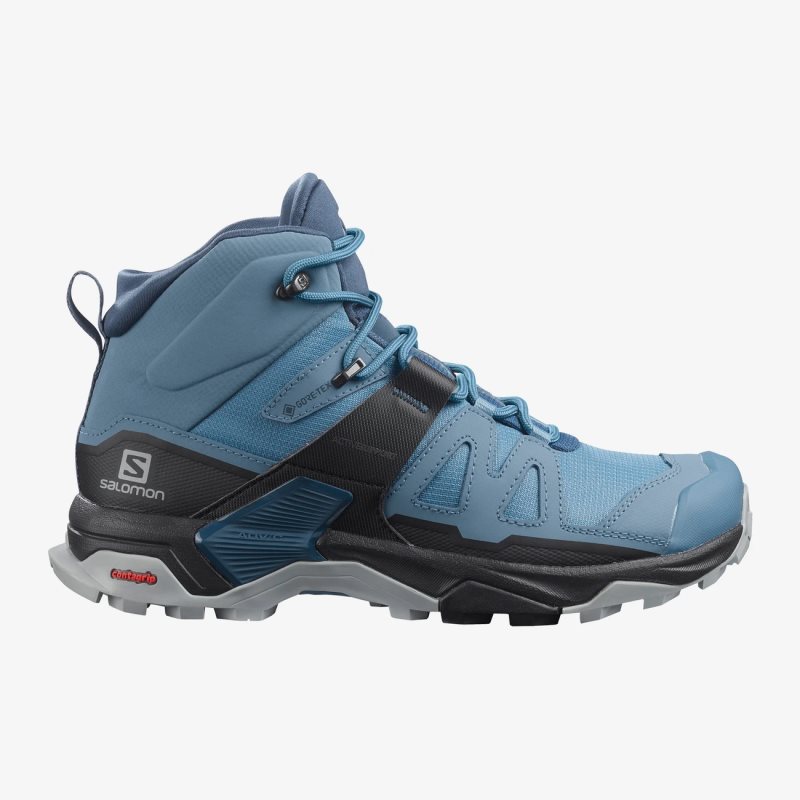 Chaussure de Randonnée Salomon X ULTRA 4 MID GORE-TEX Bleu Femme | AOP-3456048