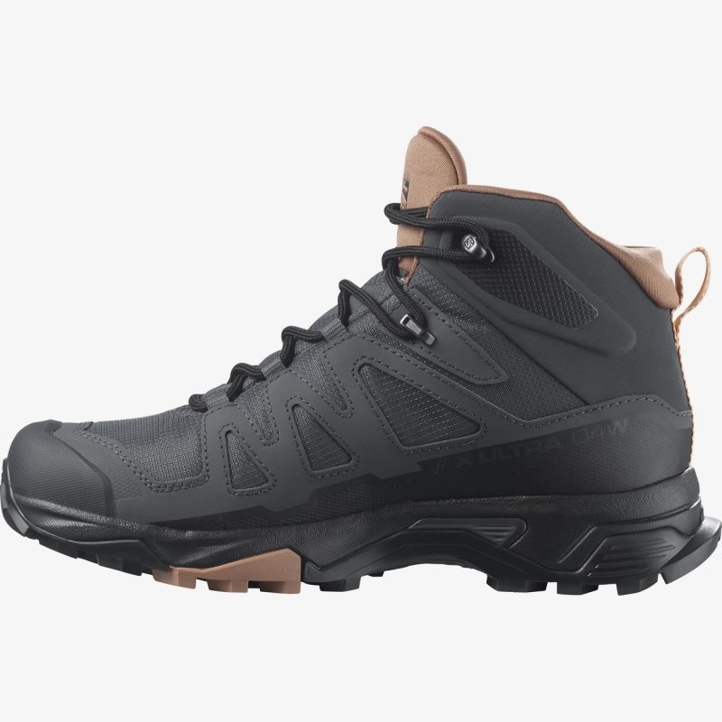 Chaussure de Randonnée Salomon X ULTRA 4 MID GORE-TEX Noir Femme | AQK-1558969