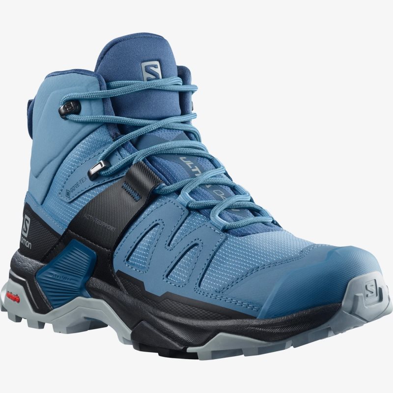 Chaussure de Randonnée Salomon X ULTRA 4 MID GORE-TEX Bleu Femme | AOP-3456048