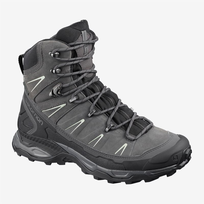 Chaussure de Randonnée Salomon X ULTRA TREK GTX W Grise Foncé Femme | LRY-4164215