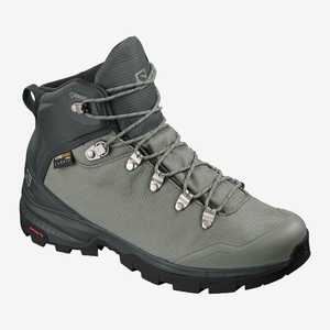 Chaussure de Randonnée Salomon OUTback 500 GTX W Vert Olive Femme | NTL-4859094