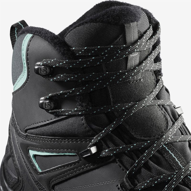 Chaussure de Randonnée Salomon X ULTRA MID WINTER CS WP W Noir Femme | OOO-5324236