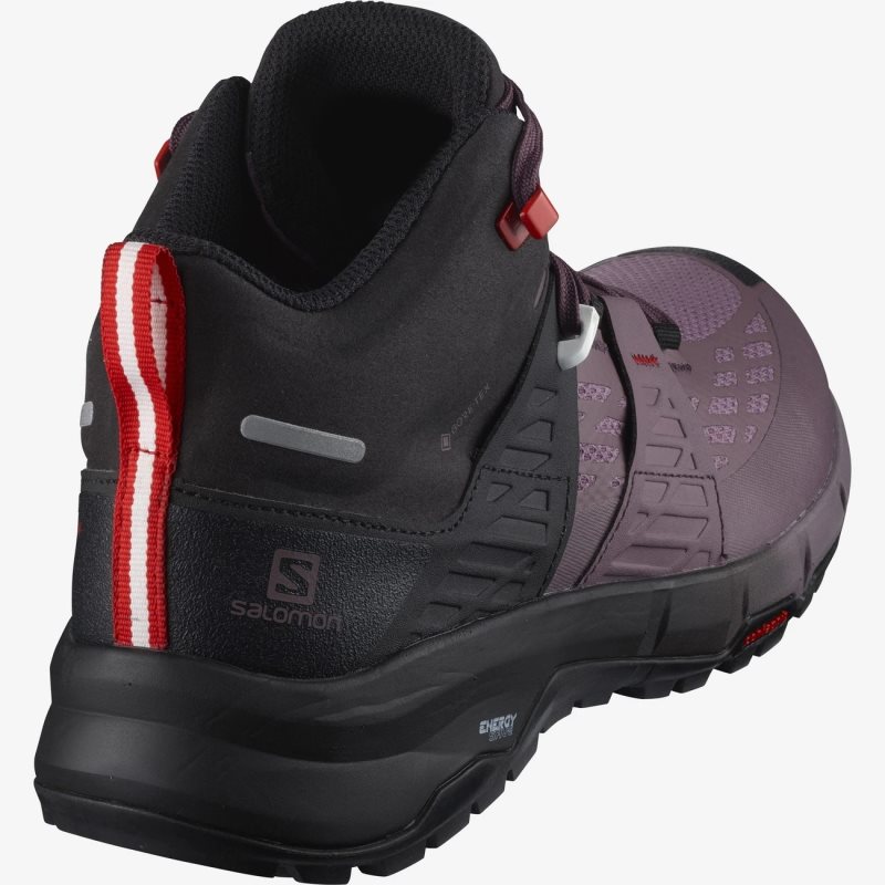 Chaussure de Randonnée Salomon ODYSSEY MID GTX W Violette/Noir Femme | WZA-5375698