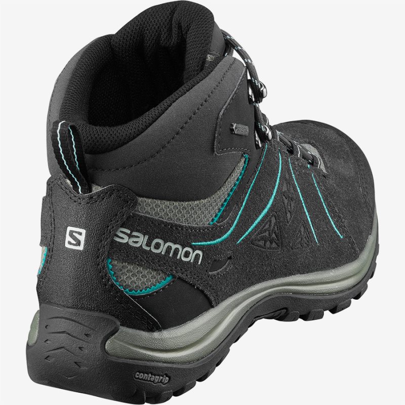 Chaussure de Randonnée Salomon ELLIPSE 2 MID LTR GTX W Noir Femme | BBI-6863151