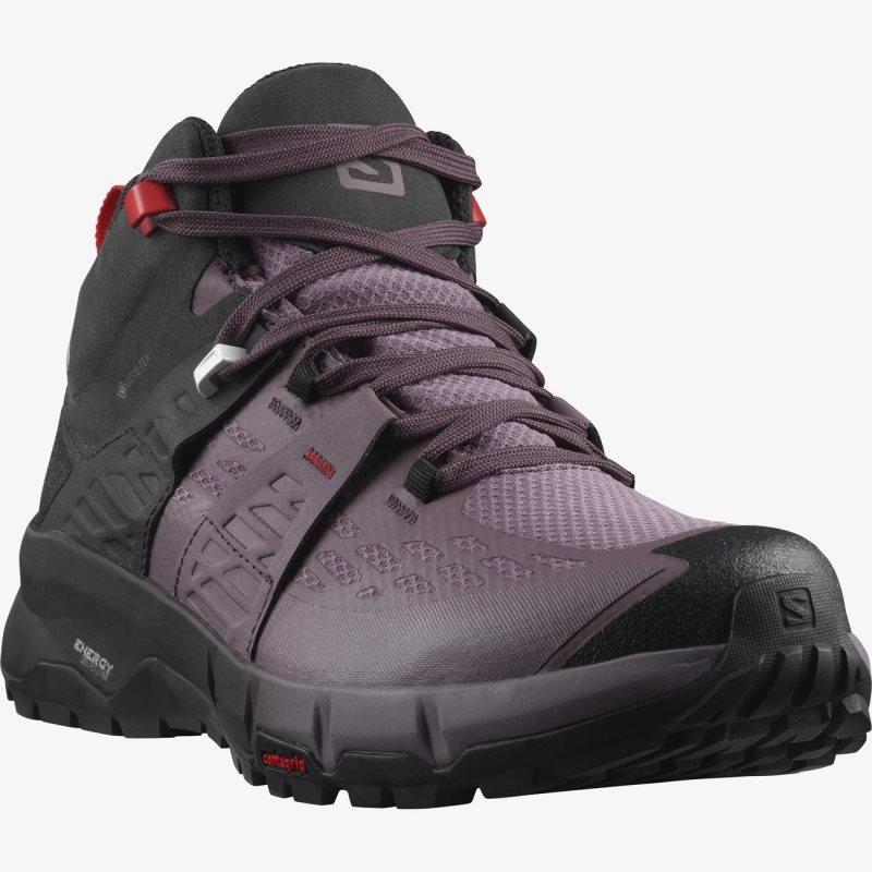 Chaussure de Randonnée Salomon ODYSSEY MID GTX W Violette/Noir Femme | WZA-5375698