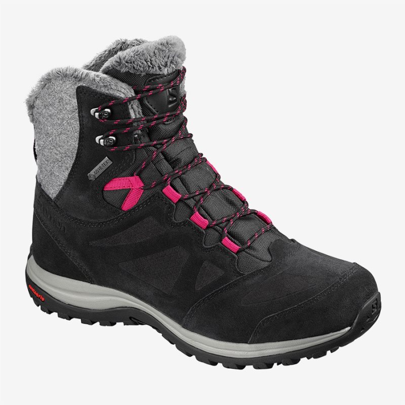 Chaussure de Randonnée Salomon ELLIPSE WINTER GTX Noir Femme | FRZ-3795303