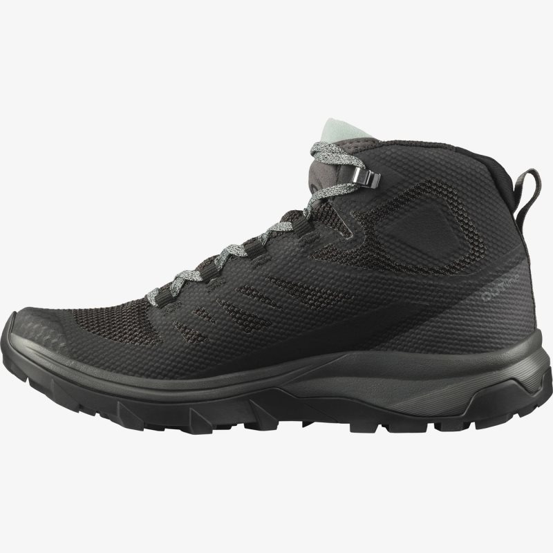 Chaussure de Randonnée Salomon OUTLINE MID GORE-TEX Noir Femme | JMW-5291369