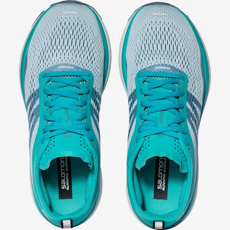 Chaussure Running Salomon SONIC RA 2 W Turquoise Femme | GDC-0067635