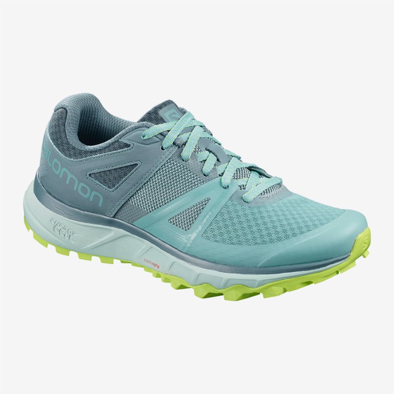 Chaussure Running Salomon TRAILSTER W Turquoise Femme | GCV-8438557