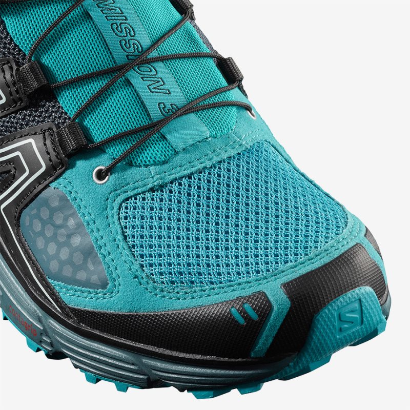 Chaussure Running Salomon X-MISSION 3 W Turquoise Femme | WMY-5419313