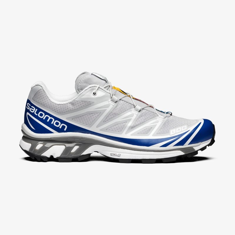 Basket Salomon XT-6 Grise/Bleu Femme | XZV-3249702