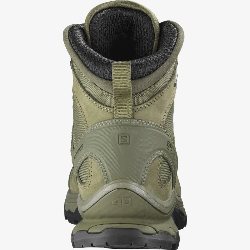 Chaussure Hiver Salomon QUEST 4D GORE-TEX FORCES 2 EN Vert Olive Femme | DBH-6263213