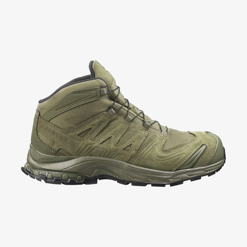 Chaussure Hiver Salomon XA FORCES MID EN Vert Olive Femme | DCU-2512801