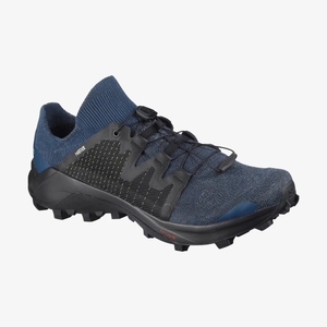 Chaussure Trail Salomon CROSS W/PRO Bleu Marine/Noir Femme | BIF-3668077