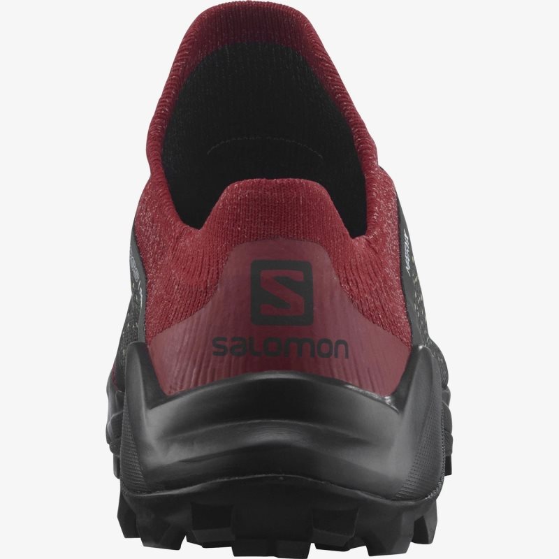 Chaussure Trail Salomon CROSS W/PRO Rouge/Noir Femme | JRJ-7273001