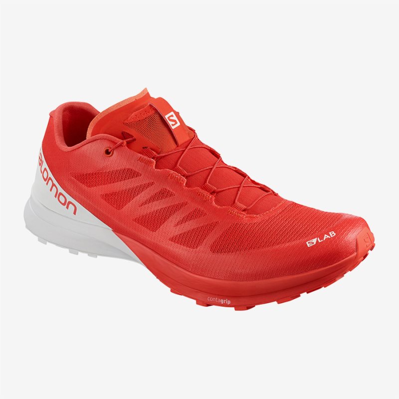 Chaussure Trail Salomon S/LAB SENSE 7 Rouge Femme | LSF-6899766