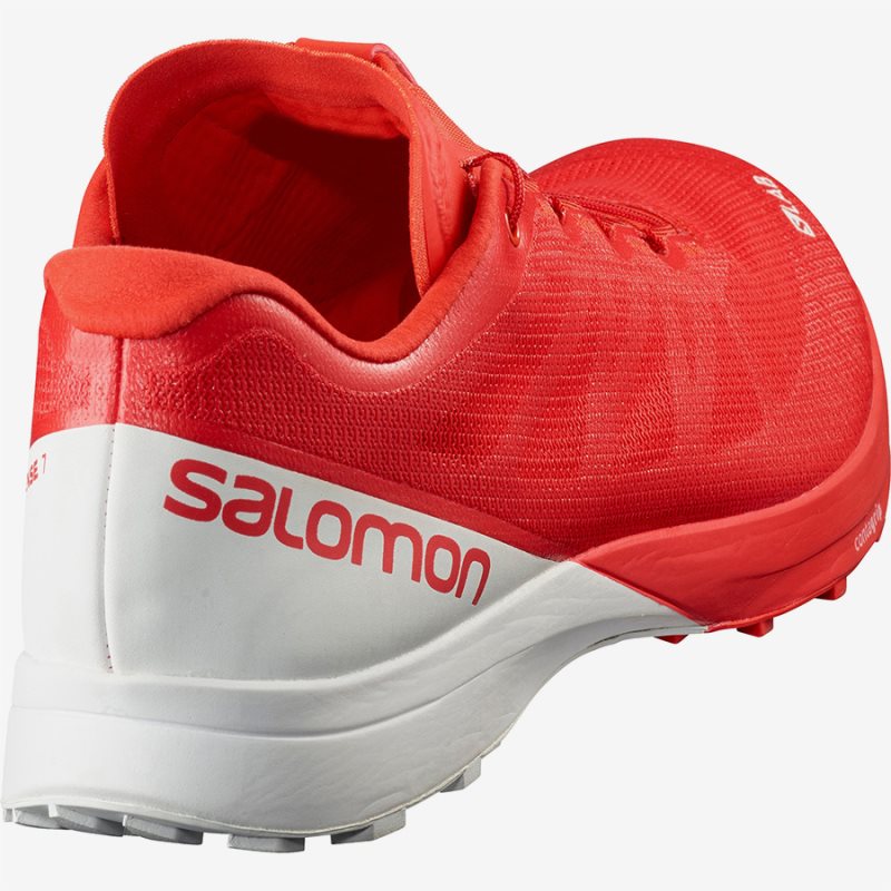 Chaussure Trail Salomon S/LAB SENSE 7 Rouge Femme | LSF-6899766