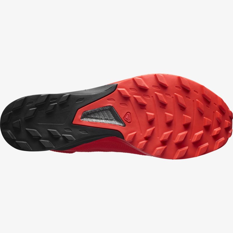 Chaussure Trail Salomon S/LAB SENSE 8 SOFTGROUND Rouge Femme | LMT-7227803