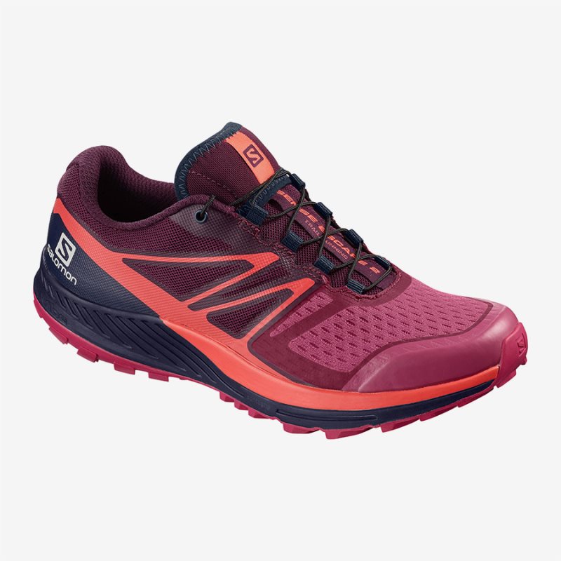 Chaussure Trail Salomon SENSE ESCAPE 2 W Rouge Femme | CKY-4108102