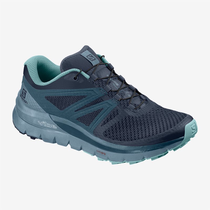 Chaussure Trail Salomon SENSE MAX 2 W Bleu Marine Femme | IFH-7661288