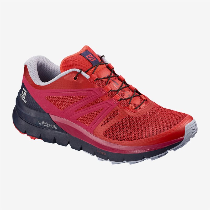 Chaussure Trail Salomon SENSE MAX 2 W Rouge Femme | QIS-8690801