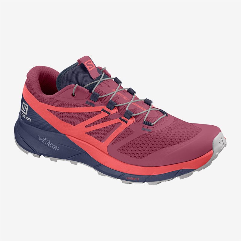 Chaussure Trail Salomon SENSE RIDE 2 W Rose Femme | GHA-0487077