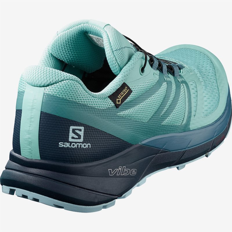 Chaussure Trail Salomon SENSE RIDE 2 GTX INVIS FIT W Turquoise Femme | RTZ-2812140