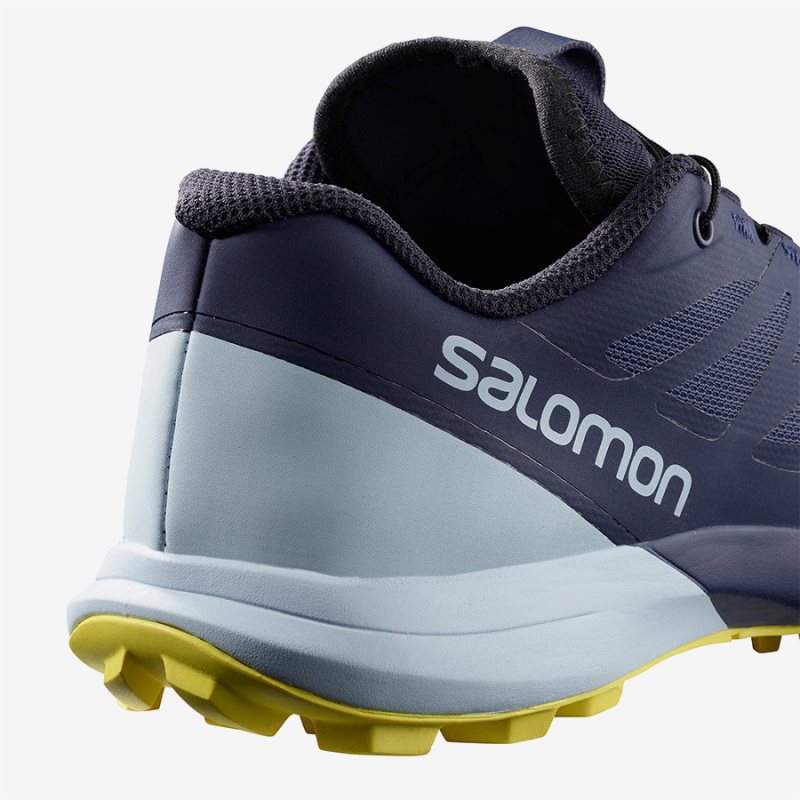 Chaussure Trail Salomon SENSE PRO 3 W Bleu Marine Femme | TGG-4796056