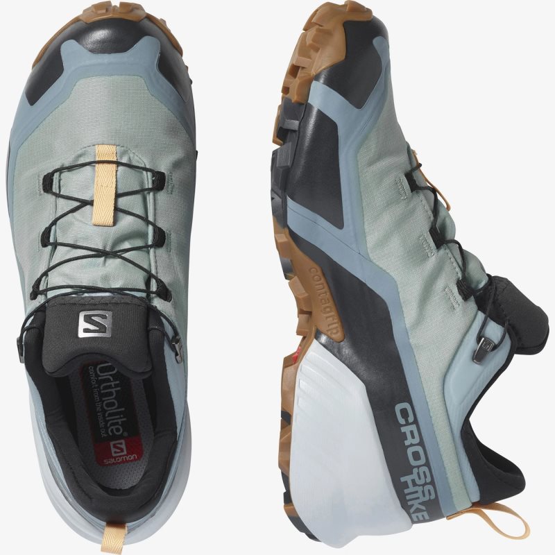 Chaussure de Randonnée Salomon CROSS HIKE GORE-TEX Turquoise Femme | YEZ-8781623