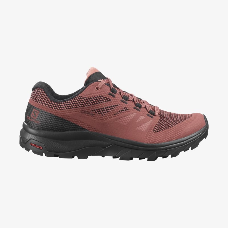 Chaussure de Randonnée Salomon OUTLINE GORE-TEX Orange Femme | DWO-8361237