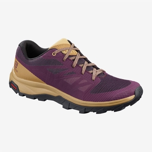 Chaussure de Randonnée Salomon OUTline W Violette Femme | KWF-6581799