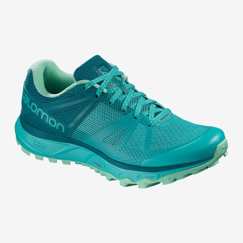 Chaussure de Randonnée Salomon TRAILSTER W Turquoise Femme | MMF-6553794