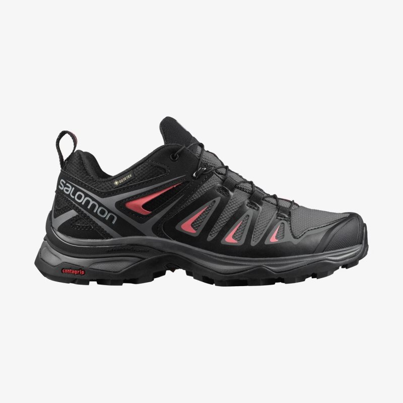 Chaussure de Randonnée Salomon X ULTRA 3 GORE-TEX Noir Femme | KMS-3393432