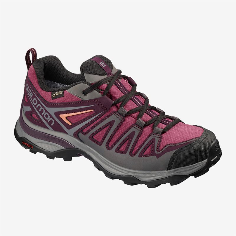 Chaussure de Randonnée Salomon X ULTRA 3 PRIME GTX W Rose Femme | YBN-7444966