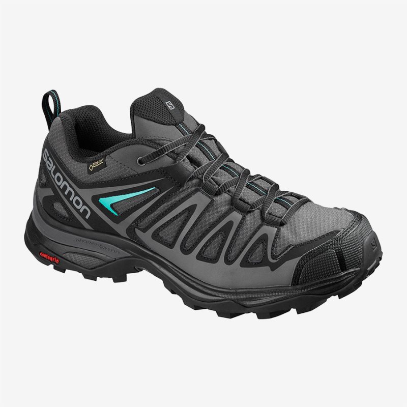 Chaussure de Randonnée Salomon X ULTRA 3 PRIME GTX W Grise Femme | FNJ-8707582