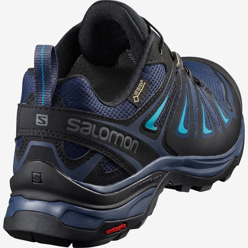 Chaussure de Randonnée Salomon X ULTRA 3 GTX W Bleu Marine Femme | VRM-1681781