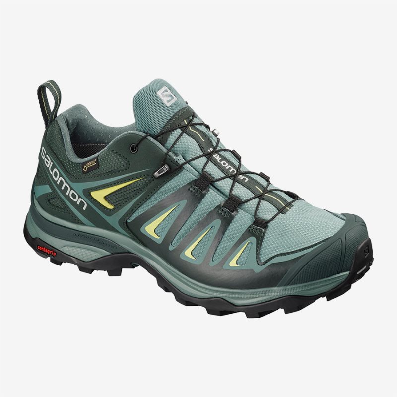 Chaussure de Randonnée Salomon X ULTRA 3 WIDE GTX W Turquoise Femme | QHI-2873168