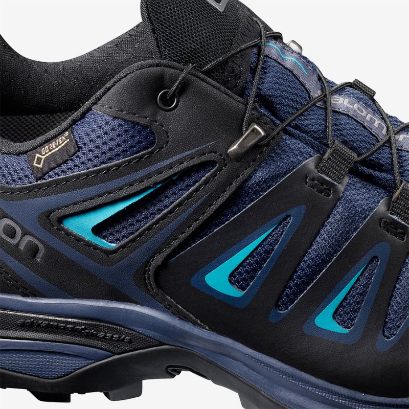 Chaussure de Randonnée Salomon X ULTRA 3 GTX W Bleu Marine Femme | VRM-1681781