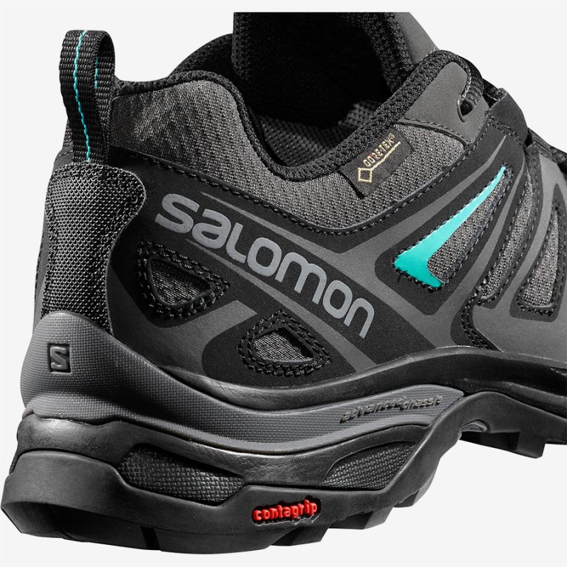 Chaussure de Randonnée Salomon X ULTRA 3 PRIME GTX W Grise Femme | FNJ-8707582