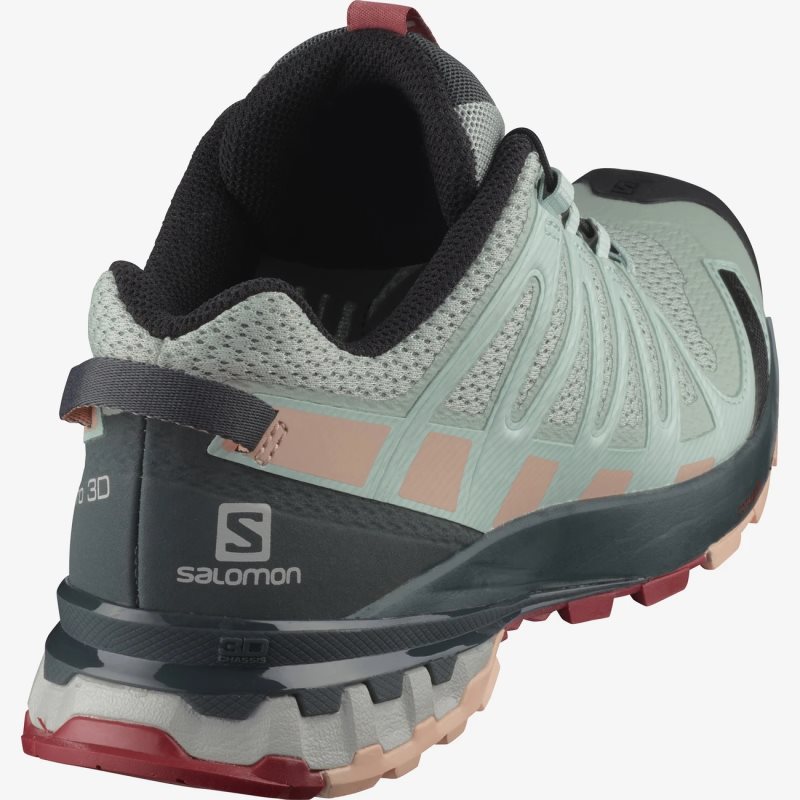 Chaussure de Randonnée Salomon XA PRO 3D v8 Vert Femme | NZV-8120920