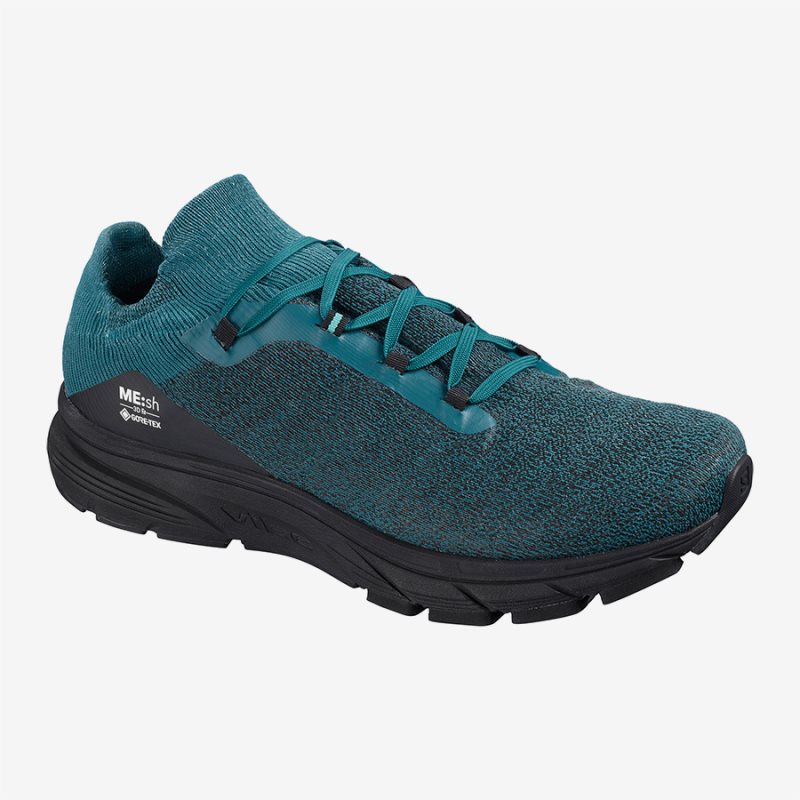 Chaussure Running Salomon GTX 3D FIT ROAD LTD Turquoise Femme | UTB-9495992