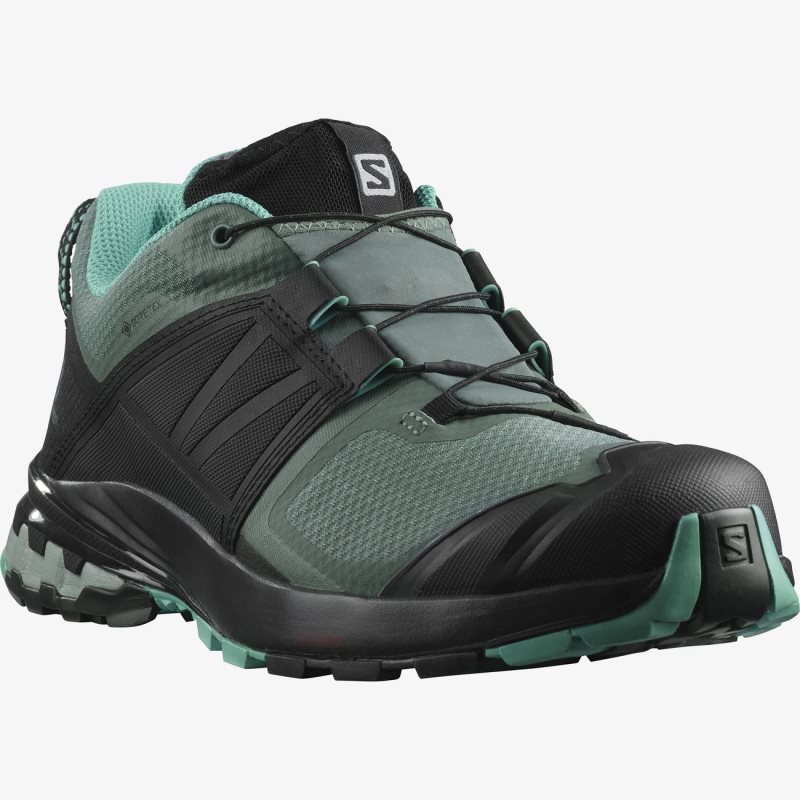 Chaussure de Randonnée Salomon XA WILD GORE-TEX Vert/Noir Femme | RGB-1423589