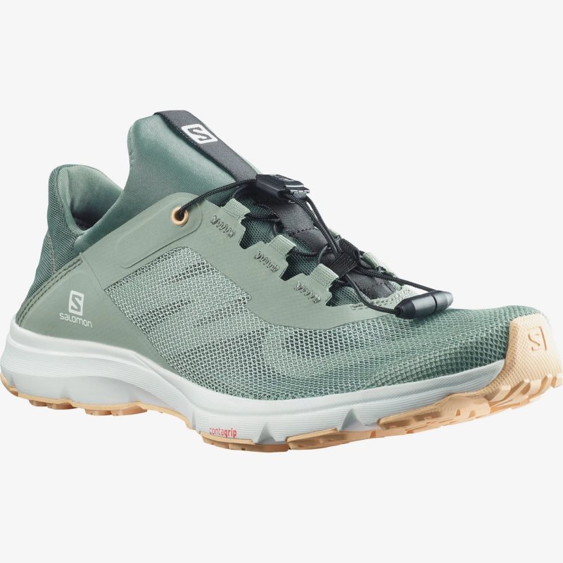 Chaussure Running Salomon AMPHIB BOLD 2 Vert Femme | IRZ-7952362